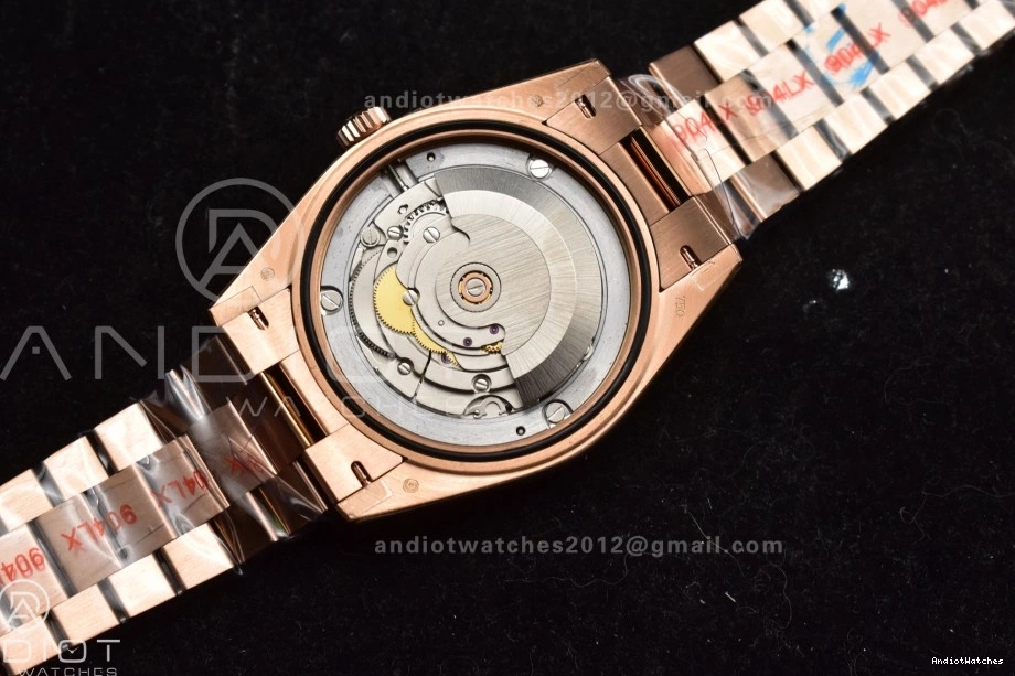 711 Dial Steel Weight) Best DayDate Slate Edition Ombre 904L President on V4 (Gain QF RG A2836 40 Bracelet Soft 1009